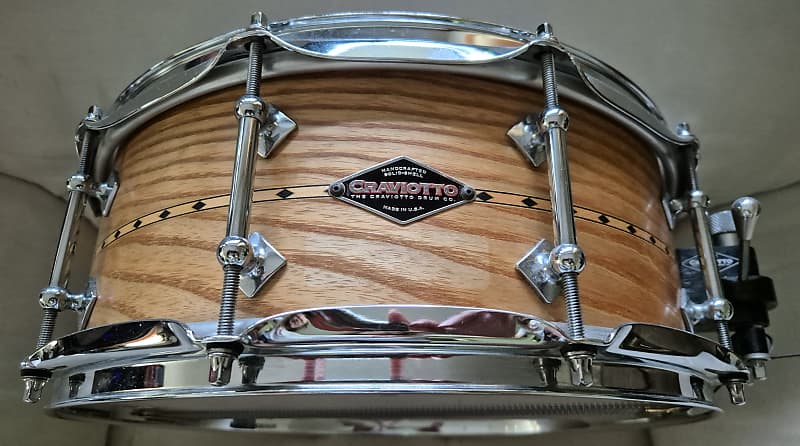 Craviotto 5x14 Custom-Shop Ash Snare Drum 2011 image 1