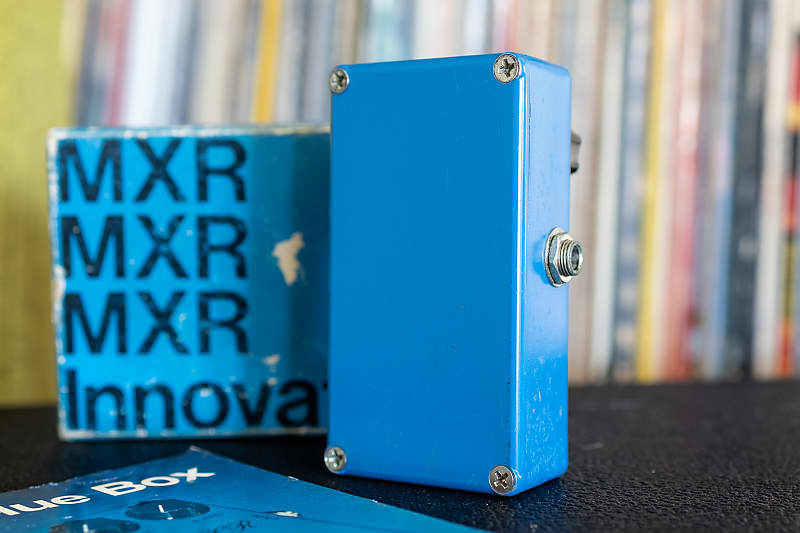 1974 MXR Blue Box - Vintage BUD BOX Script Logo w/Box Buddy
