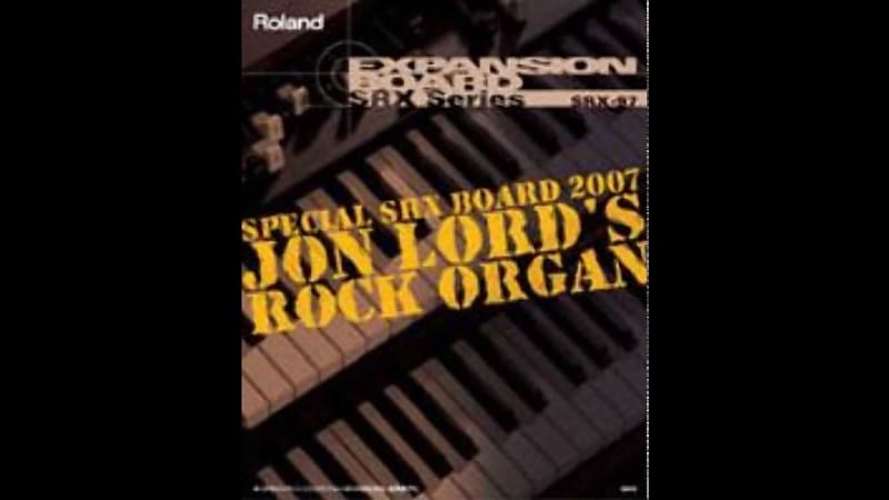 NEW得価Roland SRX-97 JONLORD\'S ROCK ORGAN エクスパンションボード 即決 音源モジュール
