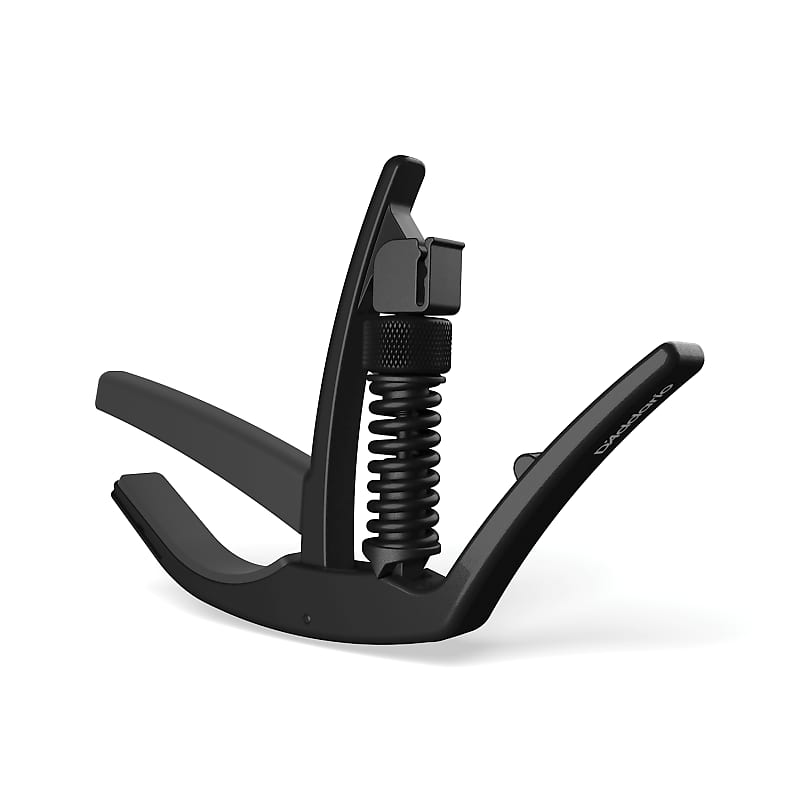D'Addario NS Artist Guitar Capo for 6-String Electric & Acoustic Guitars, Black image 1