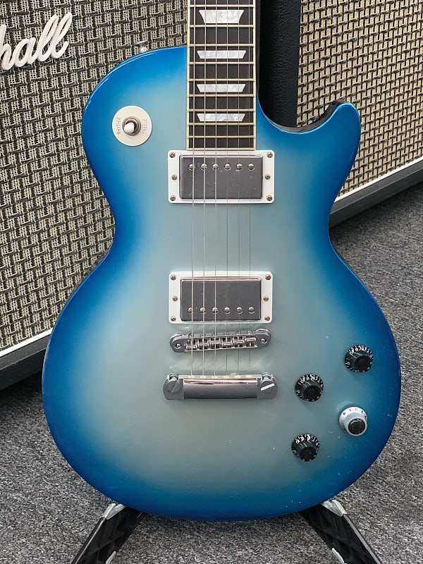 Gibson Robot Les Paul Blue Burst Playable Project | Reverb