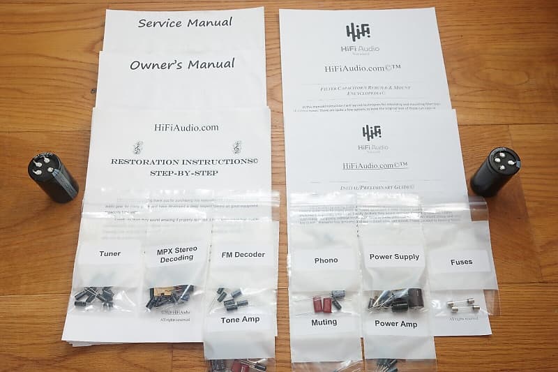 Marantz 2245 restoration kit filter capacitor repair rebuild fix  			