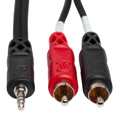 HOSA CMR-210 Stereo Breakout 3.5 mm TRS to Dual RCA (10 ft) image 4