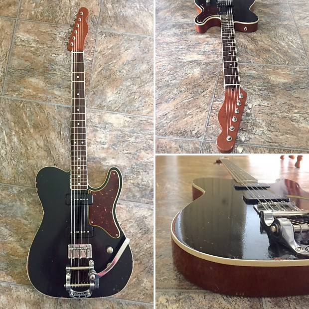 MJT Telecaster Black P90s | Reverb