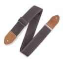 Levy's Leathers - M17BDS-TAN - 2.5" Wide Garment Leather Guitar Strap