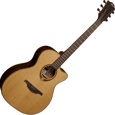 Lag T118ASCE Tramontane 118 Auditorium Slim Cutaway 6-String Acoustic-Electric Guitar image 4