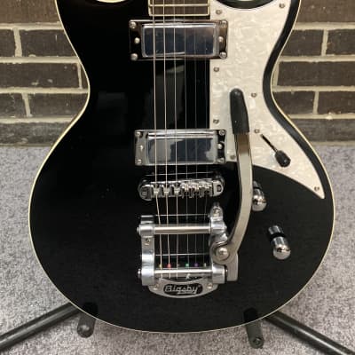 Aria Pro II 212-MK2 Bowery Electric Guitar w/Bigsby - Black - Demo Model w/FREE GUITAR PEDAL image 2