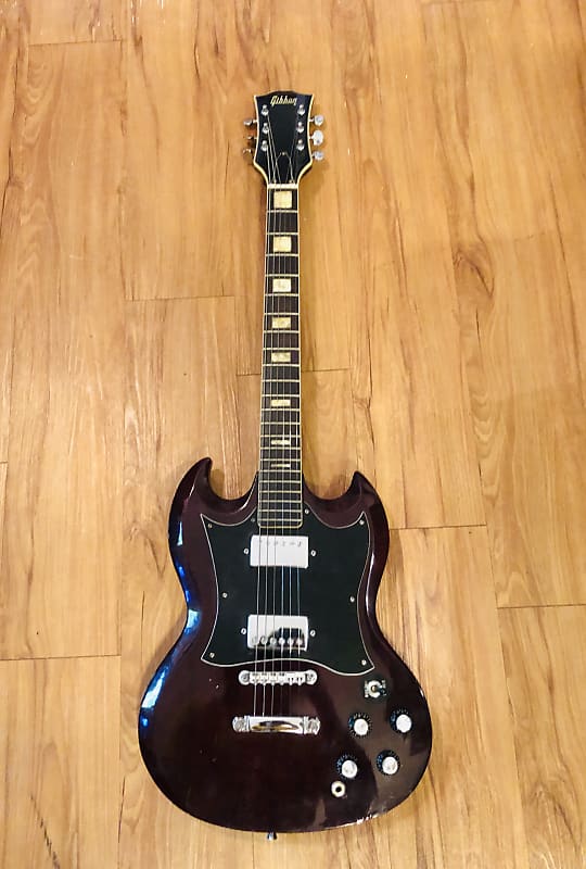 ジャパン　ビンテージ　日本製　70's Gibbon SG モデル Gibbon Lawsuit Double Cutaway 70s MIJ Electric Guitar | Reverb