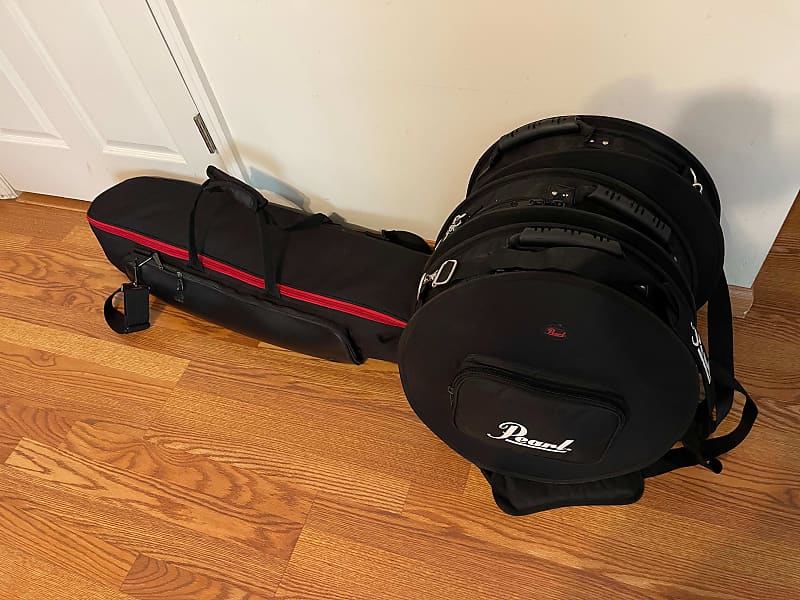 Full Pearl Travel Conga Set with Stands and Bags | Reverb