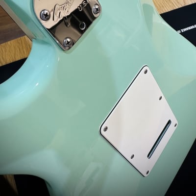 Fender Jeff Beck Stratocaster Artist Series Surf Green (SS frets and chrome Schaller tuners upgrades) image 6
