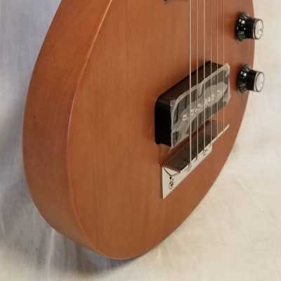 Recording King RG-31-NA  Lap Steel Electric Guitar, Natural Mahogany image 5