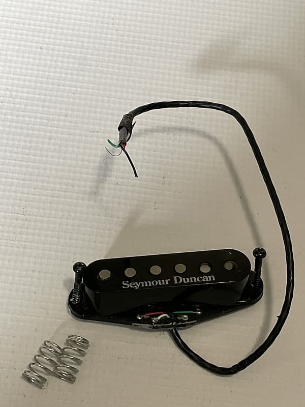 2000's Seymour Duncan STK-S1N Black Classic Strat Neck/Middle Single Coil  Guitar Pickup 12.45k