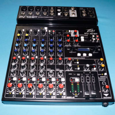 Peavey PV 10 BT  10 Channel Mixer with Bluetooth and Effects image 1