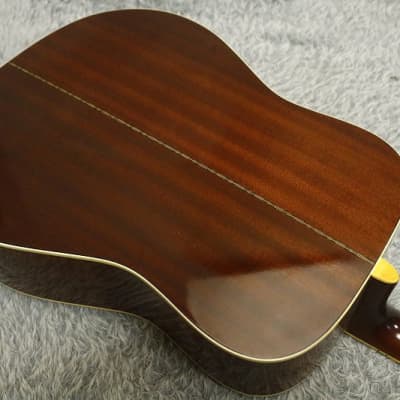 Immagine Vintage 1980's made YAMAHA FG-200D Orange Label Acoustic Guitar Made in Japan - 10