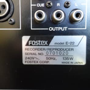 Fostex E-22 2-Track Master Recorder/Reproducer image 19