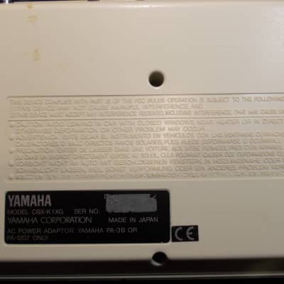 Yamaha CBX-K1XG 1990's  XG synth, XG module MU50 image 12