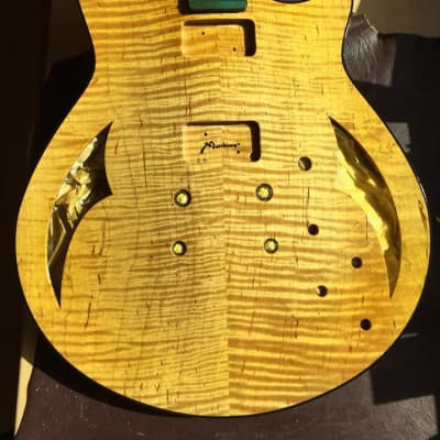 Marchione Semi-Hollow Maple / Mahogany Guitar  --   Brazilian Rosewood Fingerboard  -- image 14