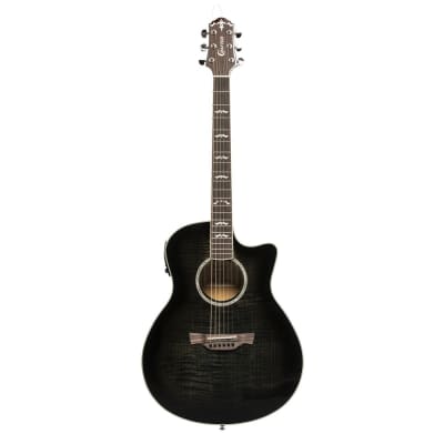 Crafter Noble Series Small Jumbo Acoustic-Electric Guitar - NOBLE TBK image 3