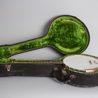 Bacon & Day  Silver Bell #2 Tenor Banjo (1924), ser. #12899, original black hard shell case. image 10