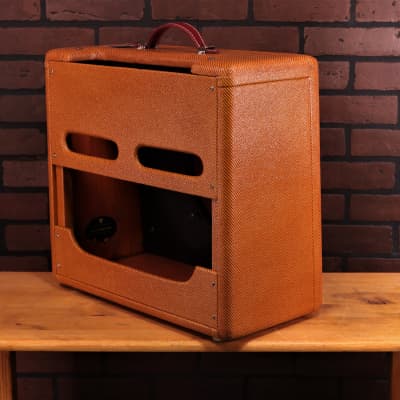 Tweed TV Front Combo Cabinet Shellac Tint and Nitro Lacquer | Reverb