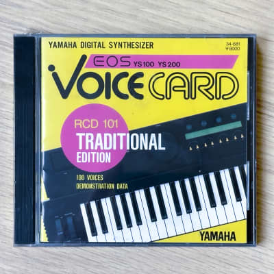 Yamaha YS100 / YS200 / TQ5 / B200 / V50 ROM Card // RCD-101 Traditional Collection SEALED!!