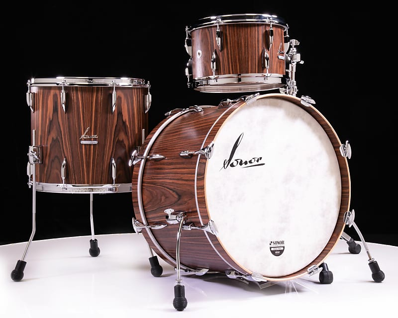 Sonor Vintage Series 3pc 13/16/22 No Mount - Rosewood image 1