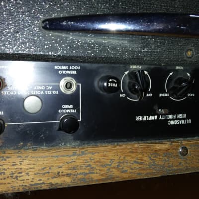 Sano Ultrasonic High Fidelity Amplifier 1950's - 1960's - Black image 5