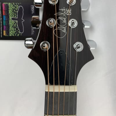 PRS Paul Reed Smith SE TE50E VS Tonare W/ Fishman pickup Acoustic Parlor Guitar Vintage Sunburst + PRS Case NEW T50E image 9