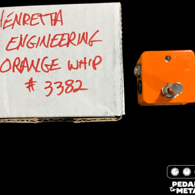 Reverb.com listing, price, conditions, and images for henretta-engineering-orange-whip