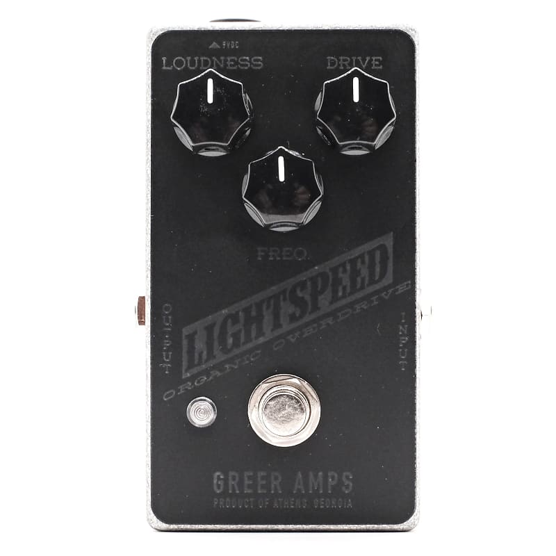 Greer Lightspeed Organic Overdrive Pedal Limited Edition Reverb
