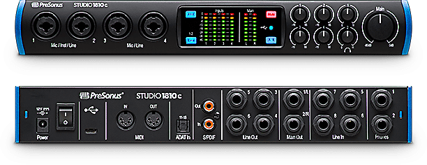 PreSonus Studio 1810C 8x8 USB-C Audio Interface For PC