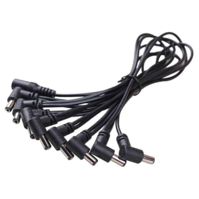 Mooer PDC-8A 8-Way RIGHT Angle Shape Power Supply Daisy Chain Effect Pedal Extender Cable image 2