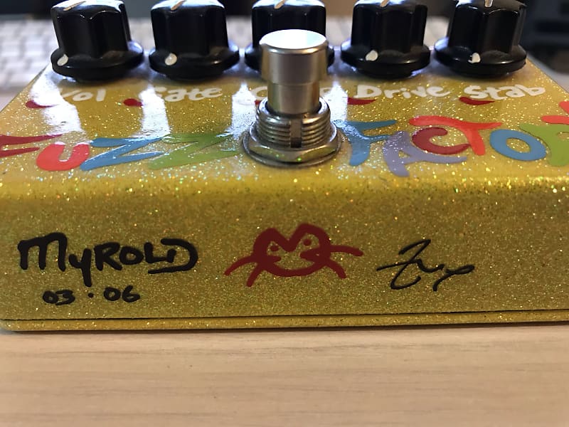 Zvex Fuzz Factory 10th Anniversary 2006 Gold Sparkle | Reverb