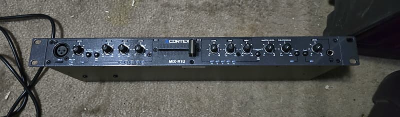 Cortex MIX-R1U pro DJ mic mixer rack mount 1u | Reverb