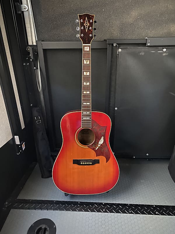 Alvarez 5024 dove Cherry red sunburst | Reverb UK