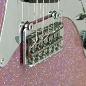 RockRabbit  Purple Sparkly Basic Bitch Guitar 2017, Super Strat Style, Bare Knuckle image 9