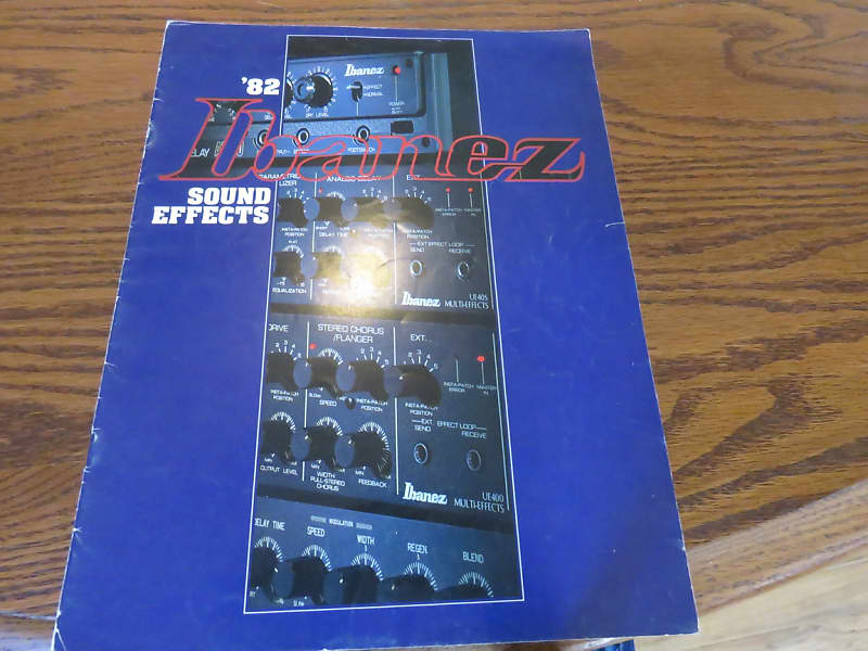 Ibanez Catalog Effects 1982 Reverb