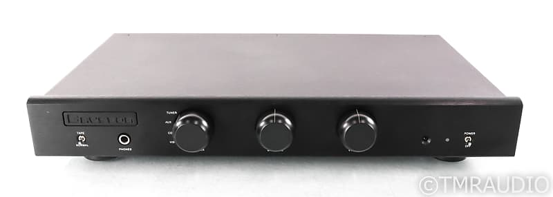Bryston BP6 Stereo Preamplifier; Black; 17" Faceplate; BP-6; Remote image 1