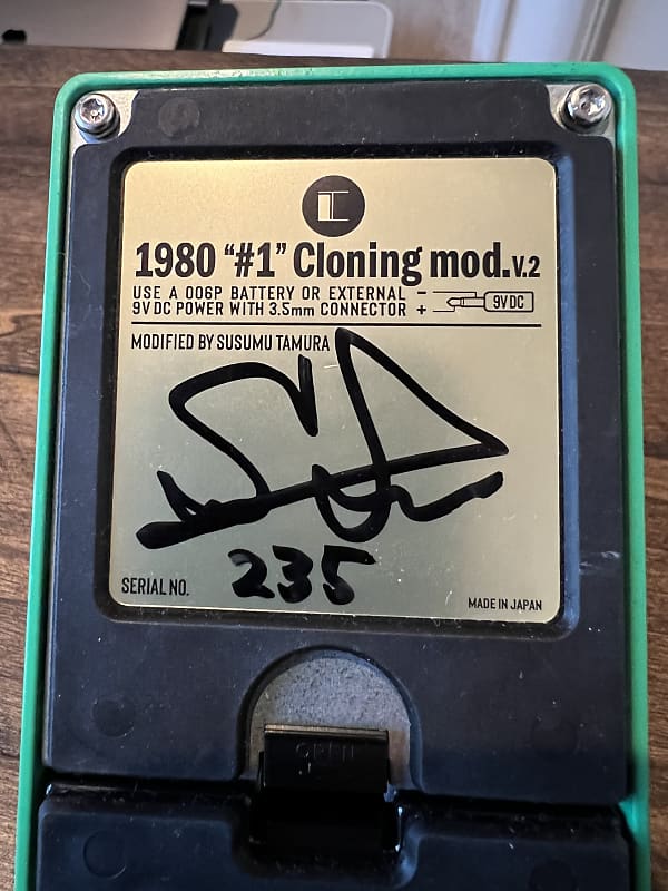 Ibanez Cult Pedals TS808 1980 #1 Cloning Mod. V.2 Tamura