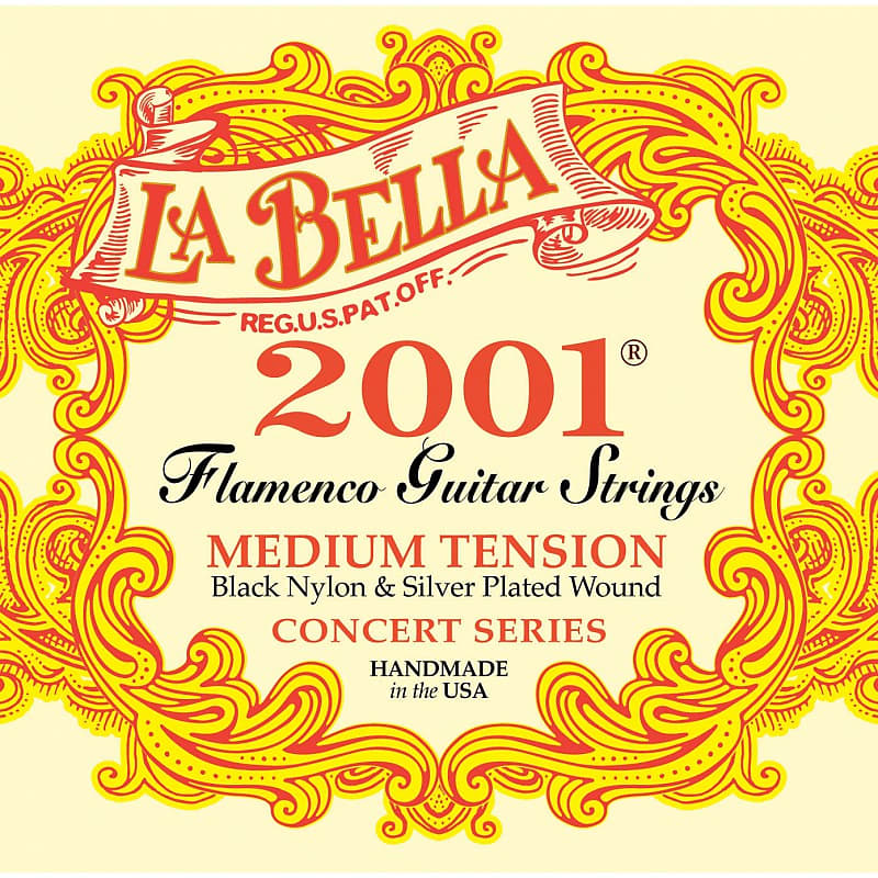 Cuerdas de Guitarra Clásica La Bella 2001 Flamenco Medium Tension image 1