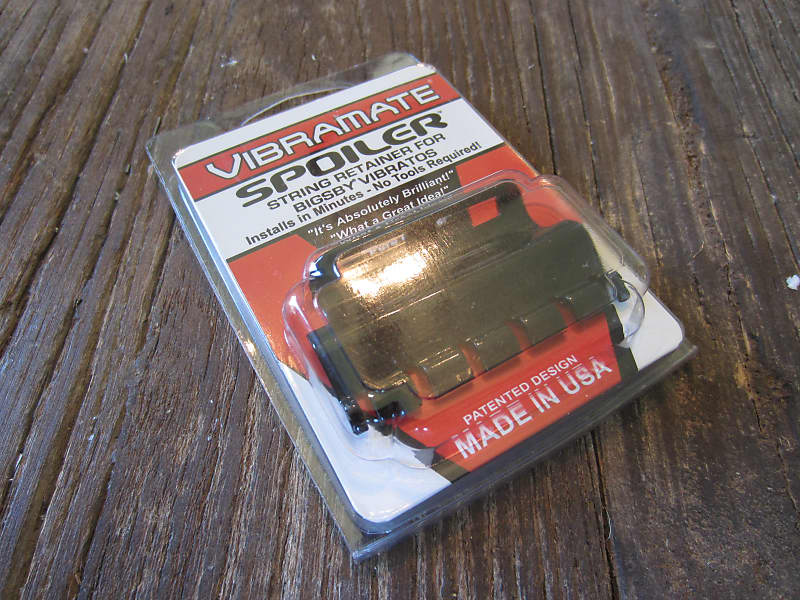 Black Vibramate String Spoiler for Bigsby Vibrato B3, B5, B6