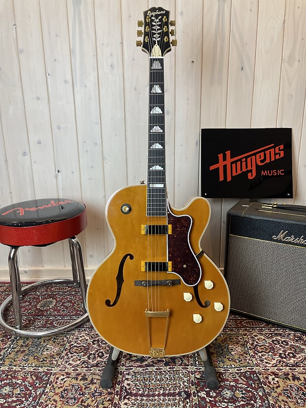 Epiphone 150th Anniversary Zephyr Deluxe Regent 2023 - Aged Antique Natural image 1