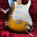 Fender Custom Shop Limited Edition 1955 Stratocaster Gold Hardware Relic (Pre-Owned) - Wide Fade 2-Color Sunburst