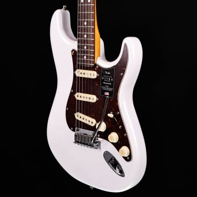 Fender American Ultra Stratocaster, Rosewood Fb, Arctic Pearl 8lbs 3.5oz image 5