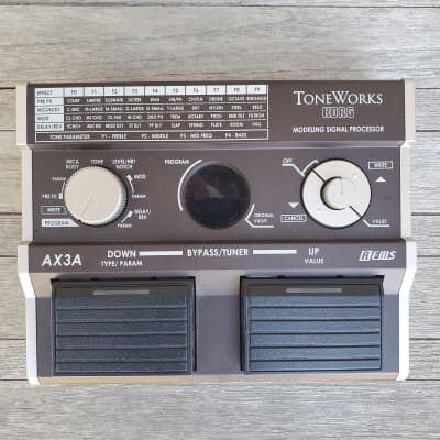 Korg Toneworks AX3A Acoustic Guitar Modeling Signal Processor | Reverb
