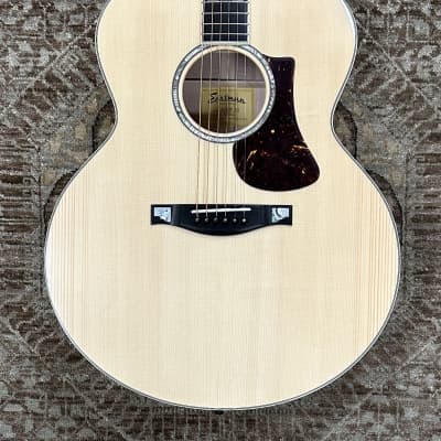 Eastman AC630-BD Jumbo Acoustic Guitar in Blonde w/ Case, Setup #3123 image 2