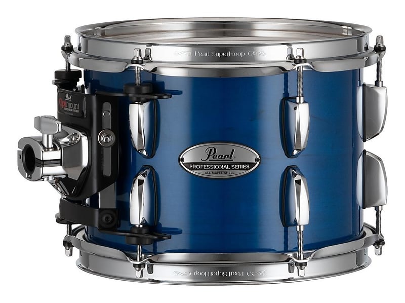 Pearl Professional Maple Tom 8x7 Sheer Blue image 1