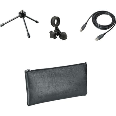 Audio-Technica AT2020USB+ Microphone Pack with ATH-M20x, Boom & USB Cable image 4