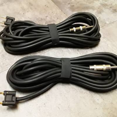 Heavy Gauge 1/4" to Banana Cables Pair - 25ft. Length - *Great for Studio Monitors* image 2