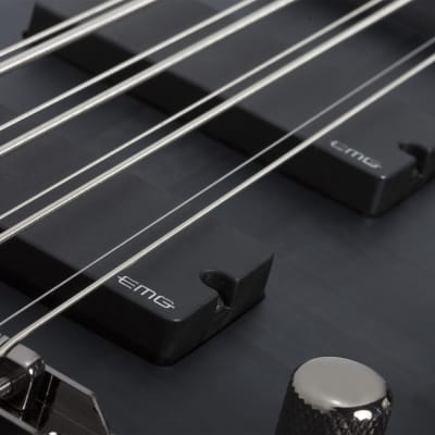 Schecter Stiletto Studio-8 Bass, See-Thru Black Satin (STBLS) image 7